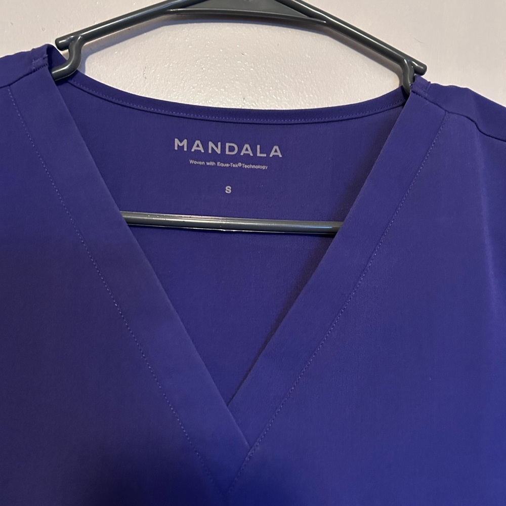 Mandala Purple Scrub Set